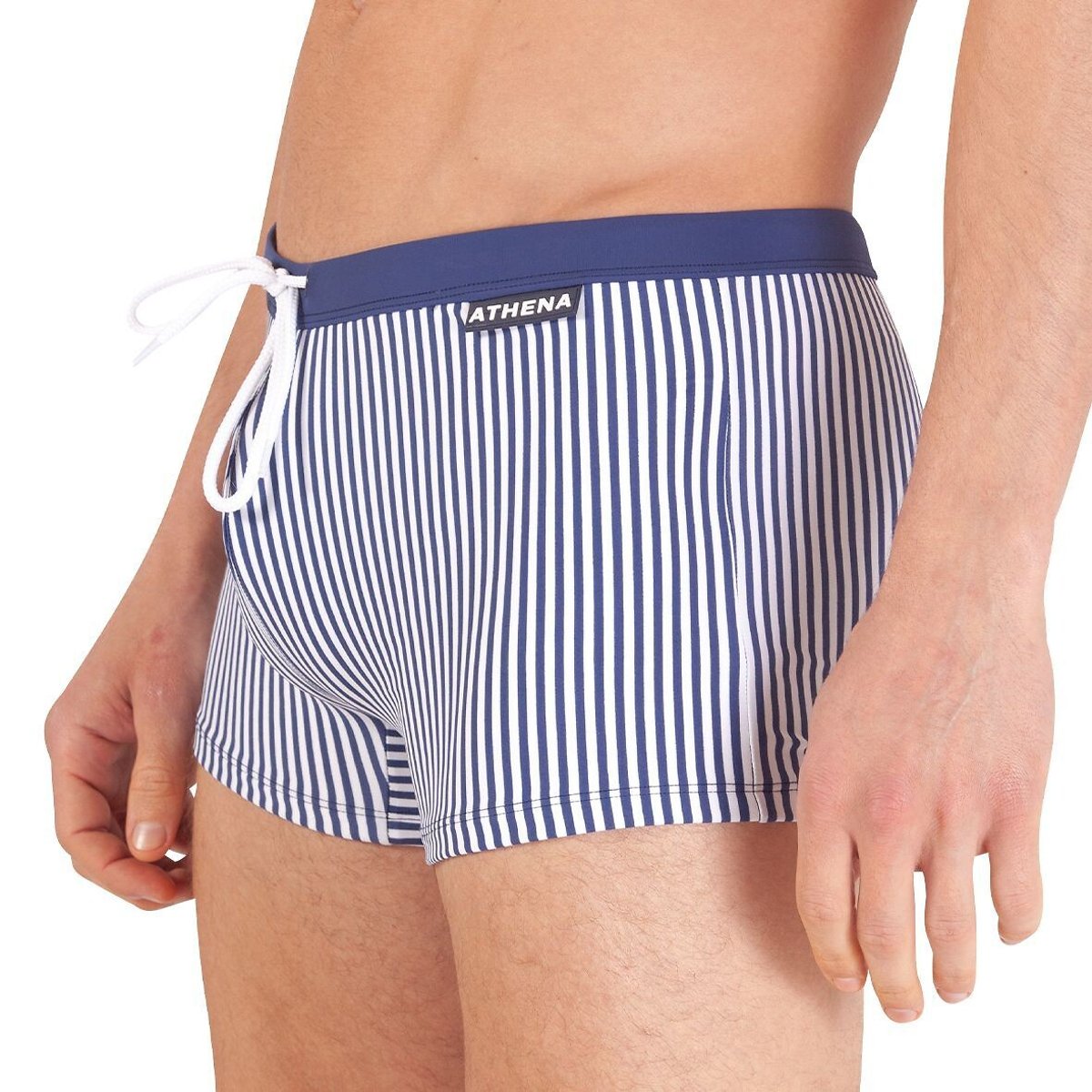 Swim Trunks blue striped, ATHENA