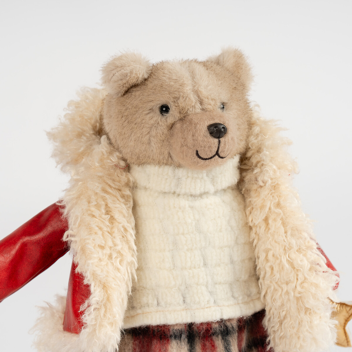 38cm Decorative Plush Teddy Bear with Skirt red, SO'HOME