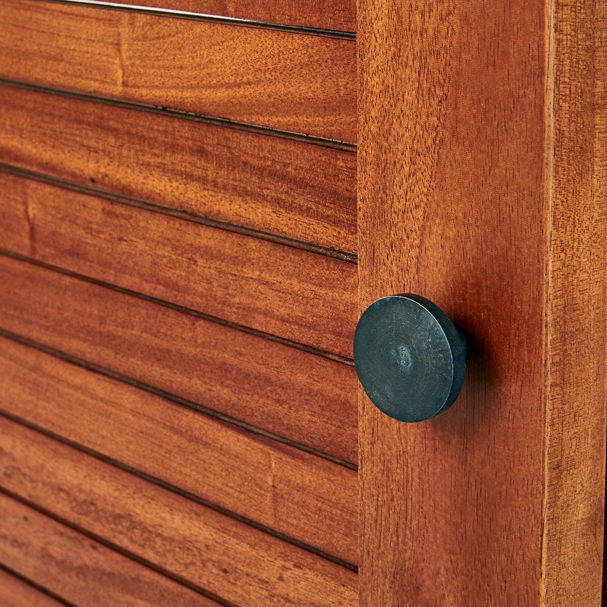 Meuble sous vasque en bois d'acajou 140 cm NEWPORT marron, BERAH GETAH