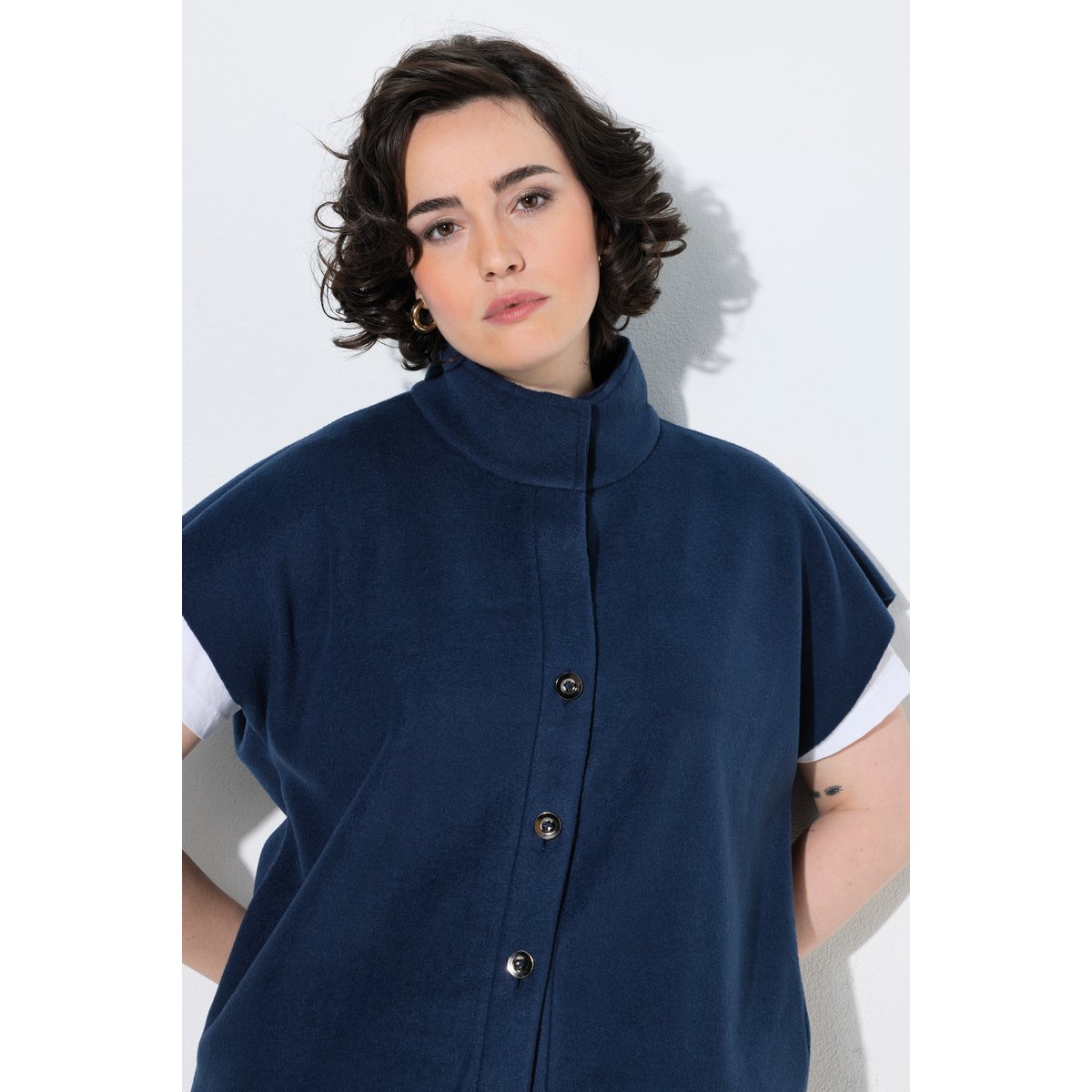 Gilet en polaire marine, ULLA POPKEN