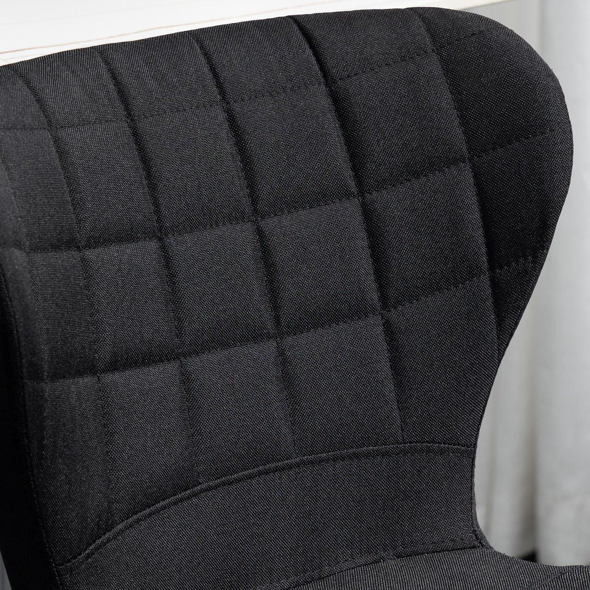 Tabouret de bar Lin Noir noir, HOMCOM