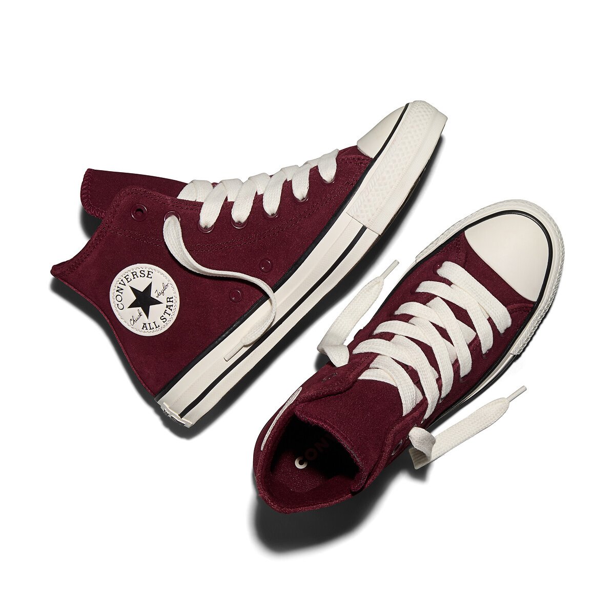 Zapatillas CHUCK TAYLOR ALL STAR HI SHERPA LACE burdeos, CONVERSE