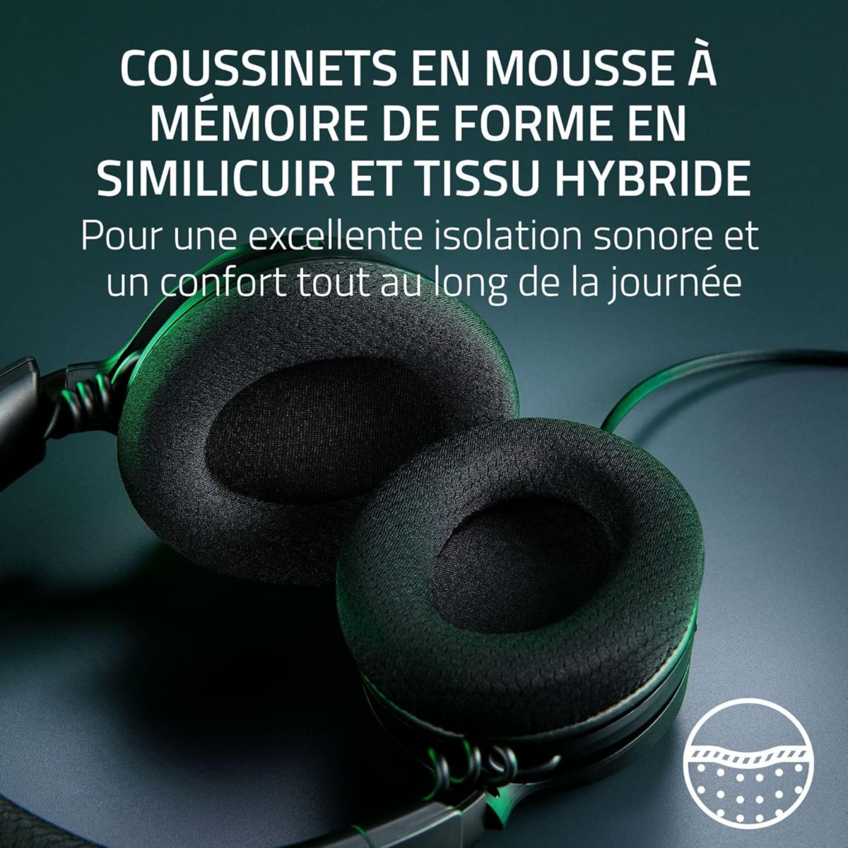 Casque gamer Kraken V4 X couleur unique, RAZER