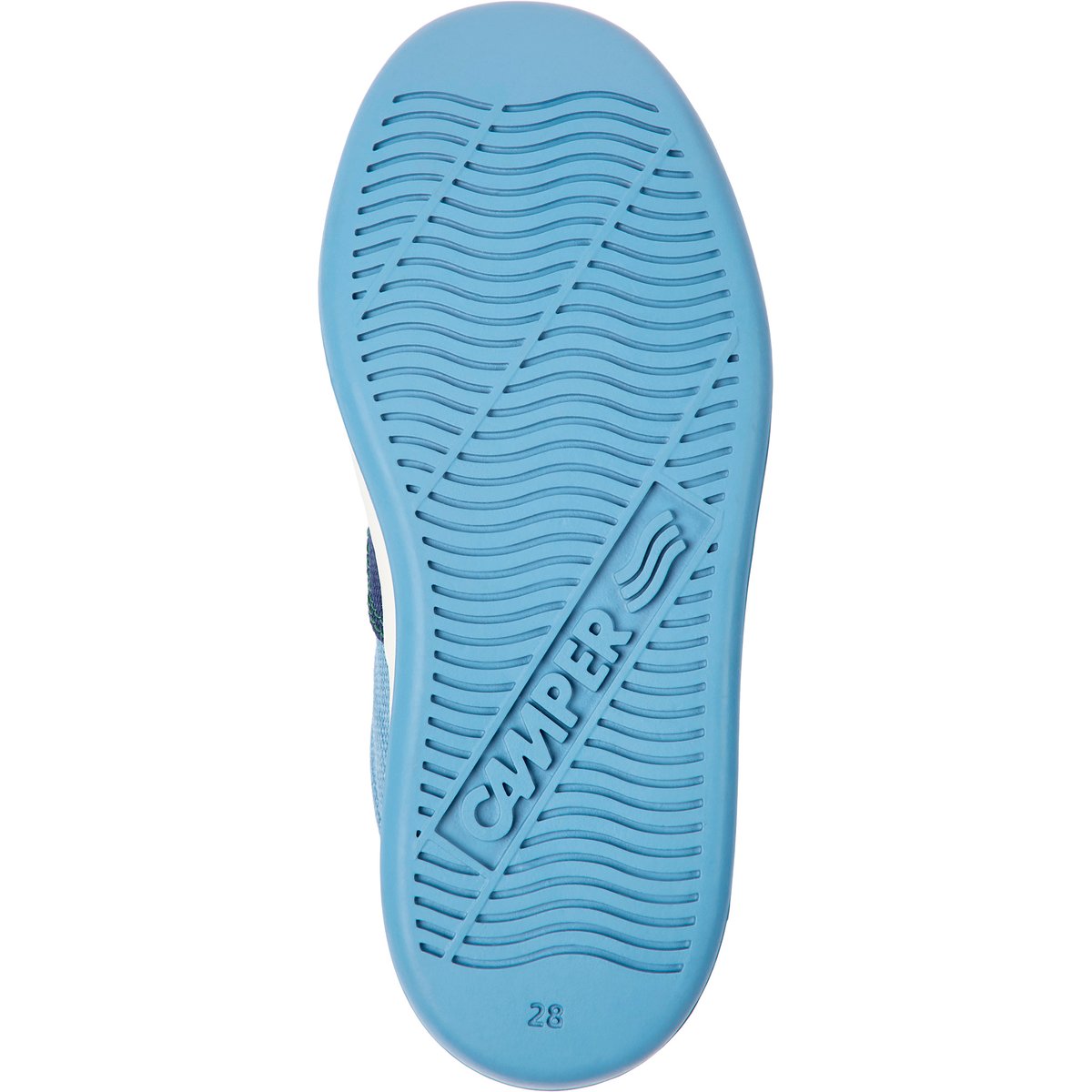 Baskets Runner Four bleu clair / jaune, CAMPER
