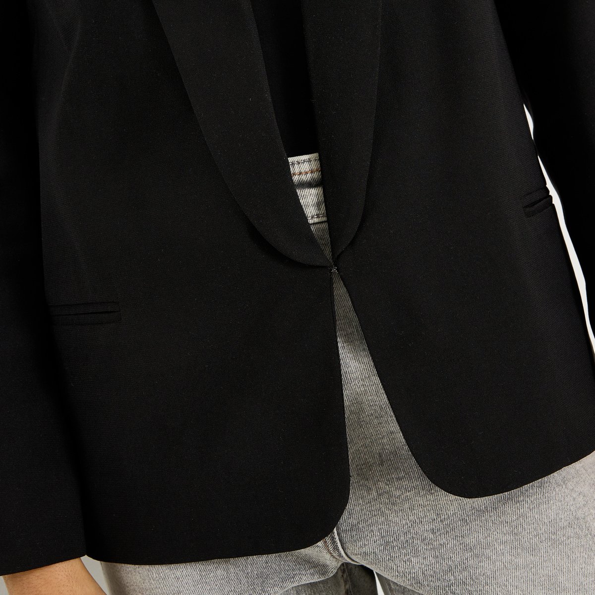 Blazer long fluide noir, GRAIN DE MALICE