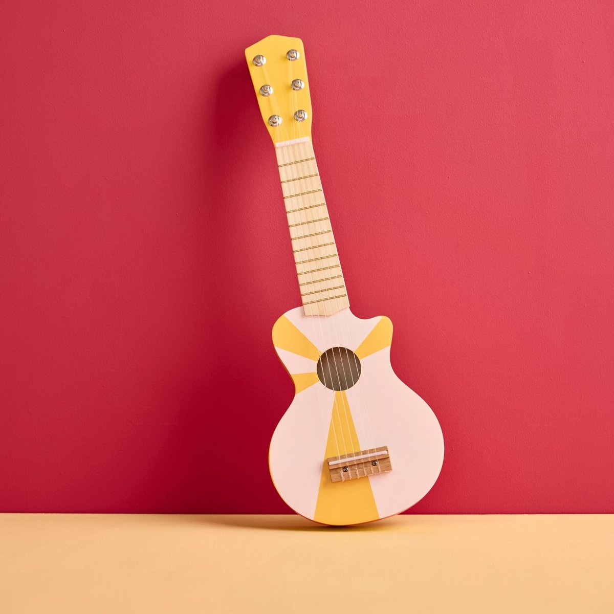 Guitare blanc, jaune, KID'S CONCEPT