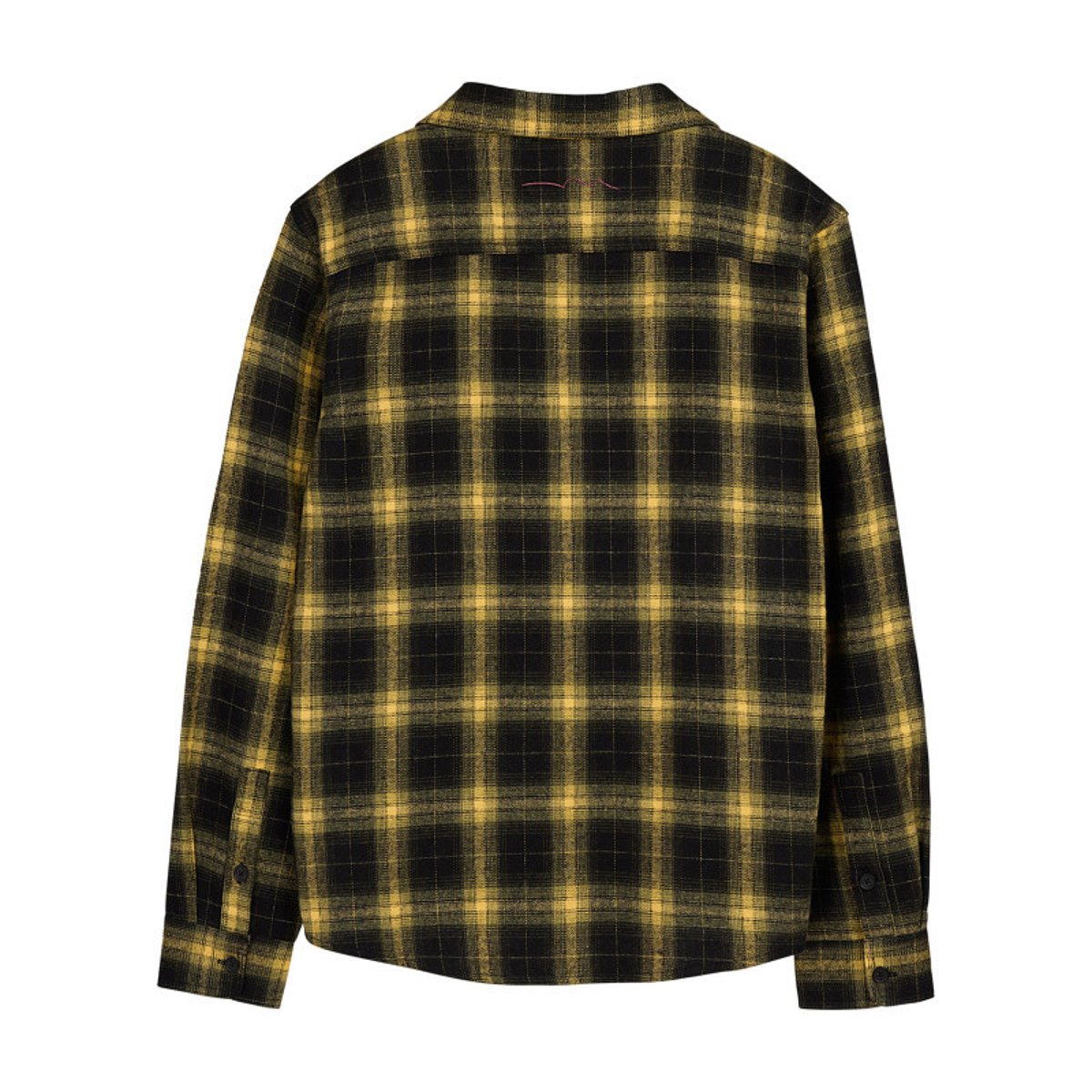 Chemise en coton jaune à carreaux avec une coupe regular fit jaune, TEDDY SMITH