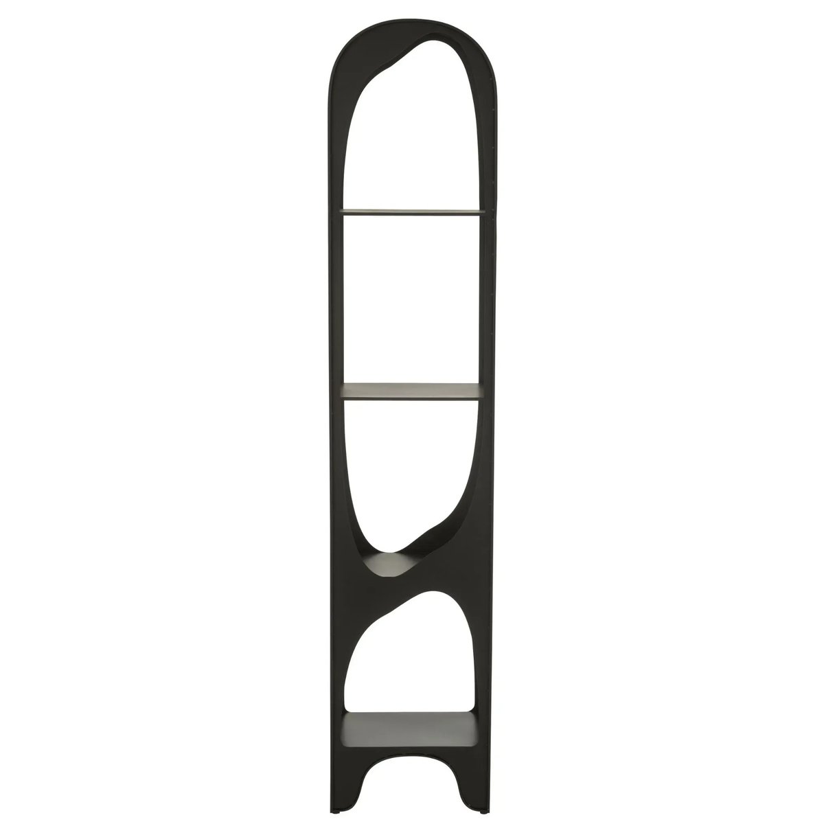 Bibliothèque étagère en métal 4 tablettes H200 - SYLO noir, HELLIN, DEPUIS 1862