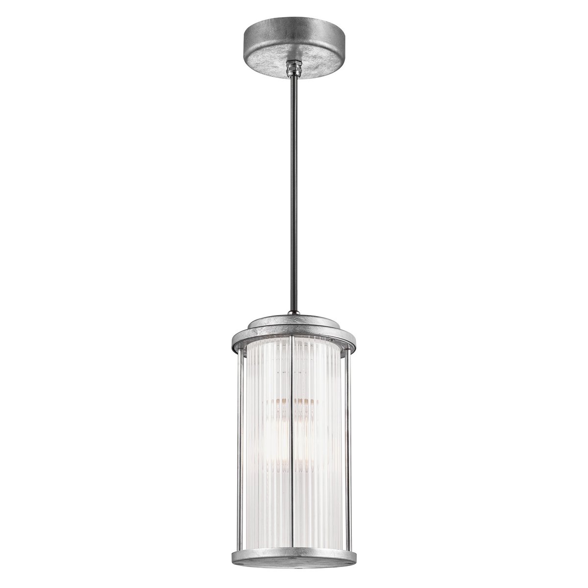 Suspension Cylindrique agréable et élégante pour l'exterieur en acier galvanisé, LINTON acier galvanisé, NORDLUX