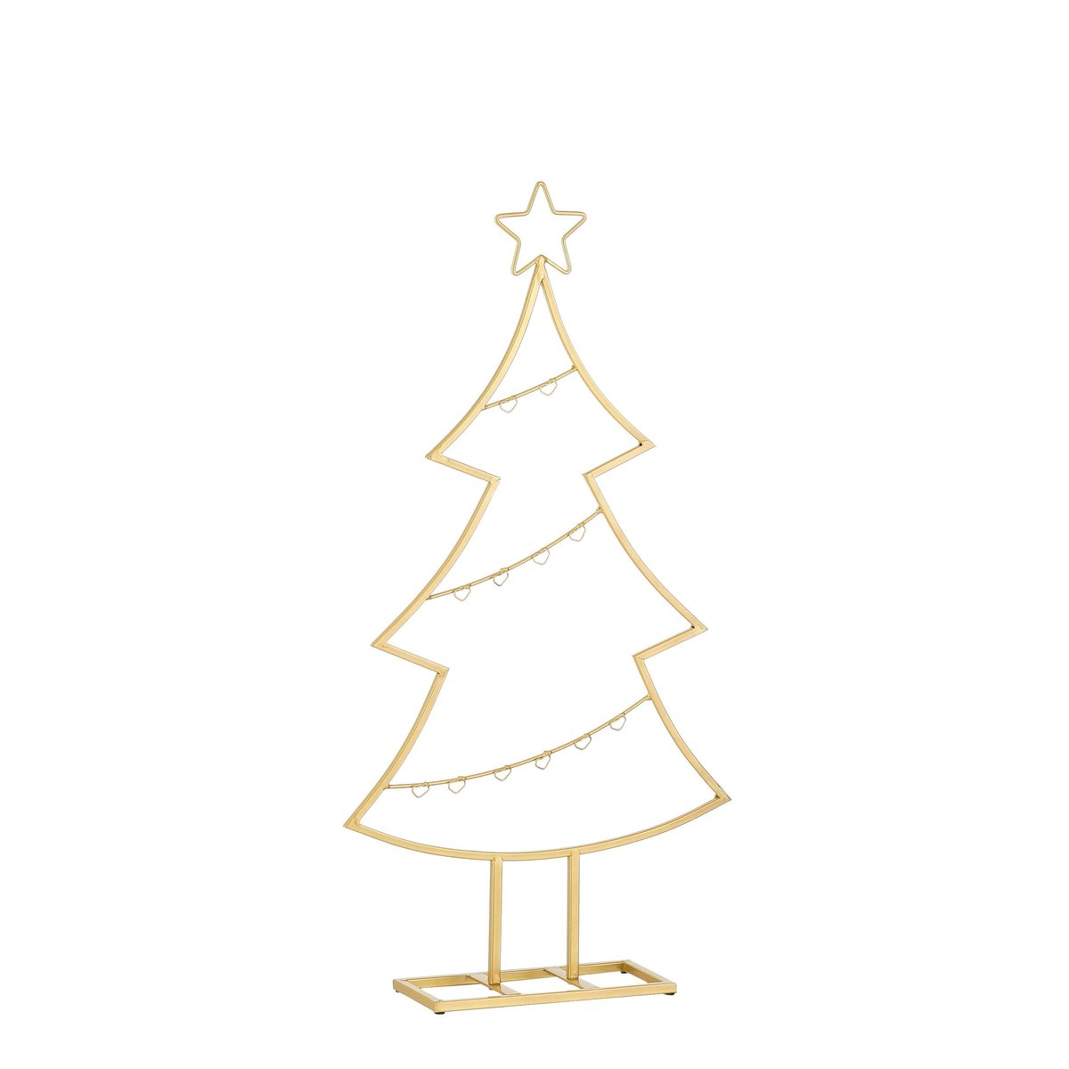 Sapin de Noël décoratif pour ornements H79 cm HOLLIX or, MICA DECORATIONS