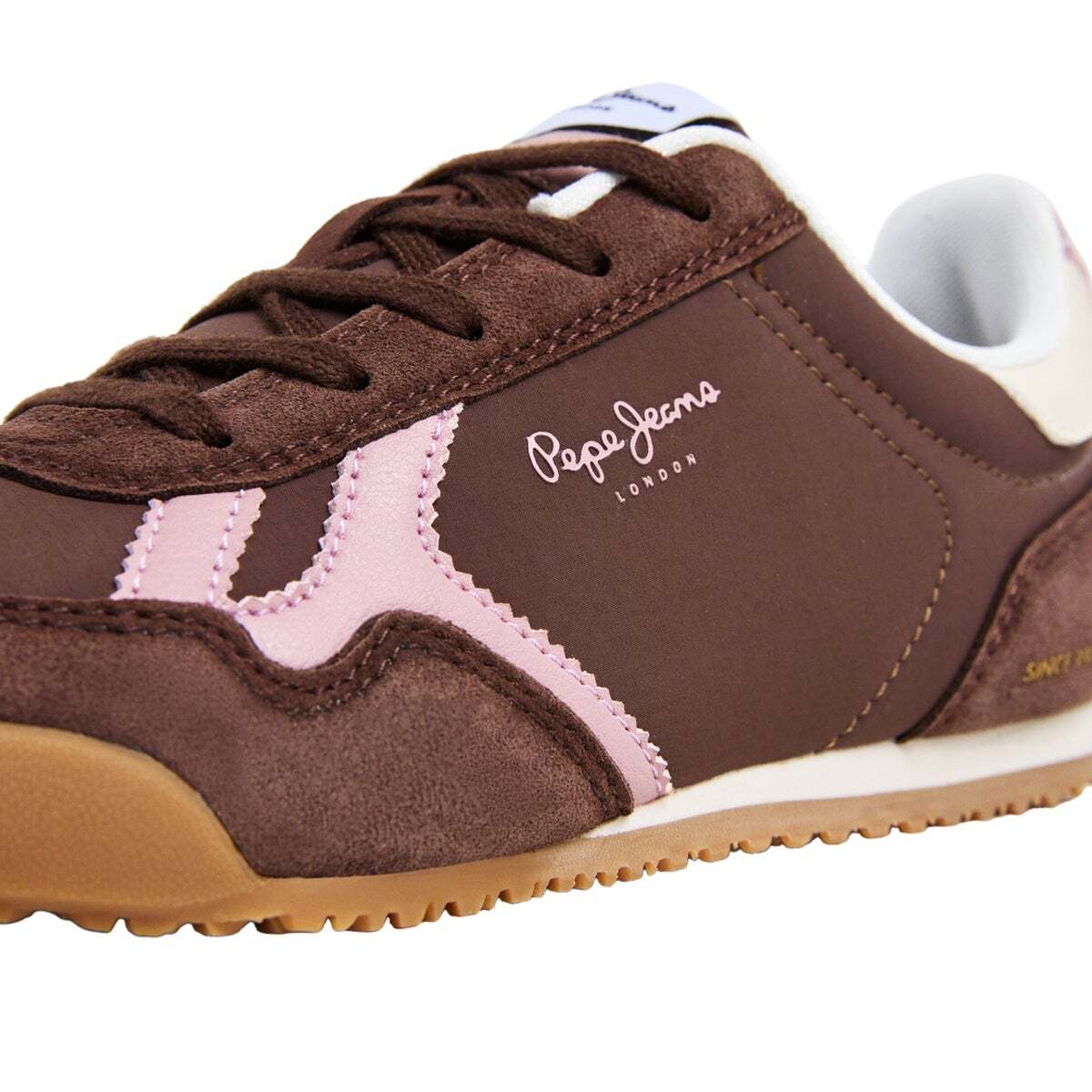Baskets Combinées brun cerf, PEPE JEANS