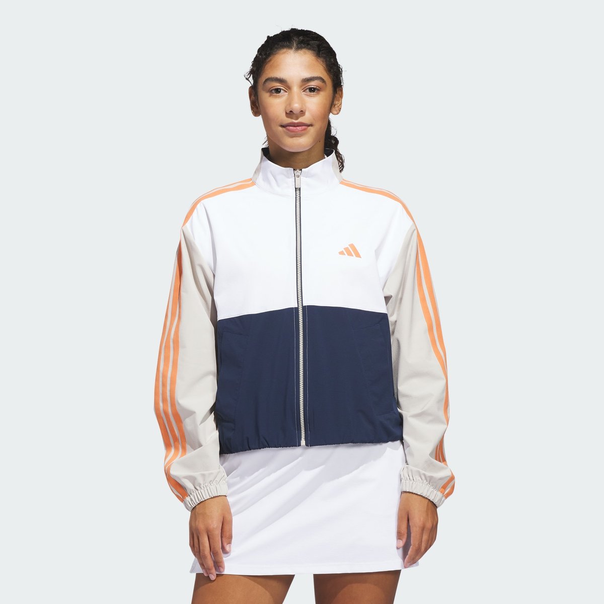 Veste Beyond The Course Colorblock Twistweave Full-Zip Veste Beyond The Course Colorblock Twistweave Full-Zip collegiate navy, adidas Performance