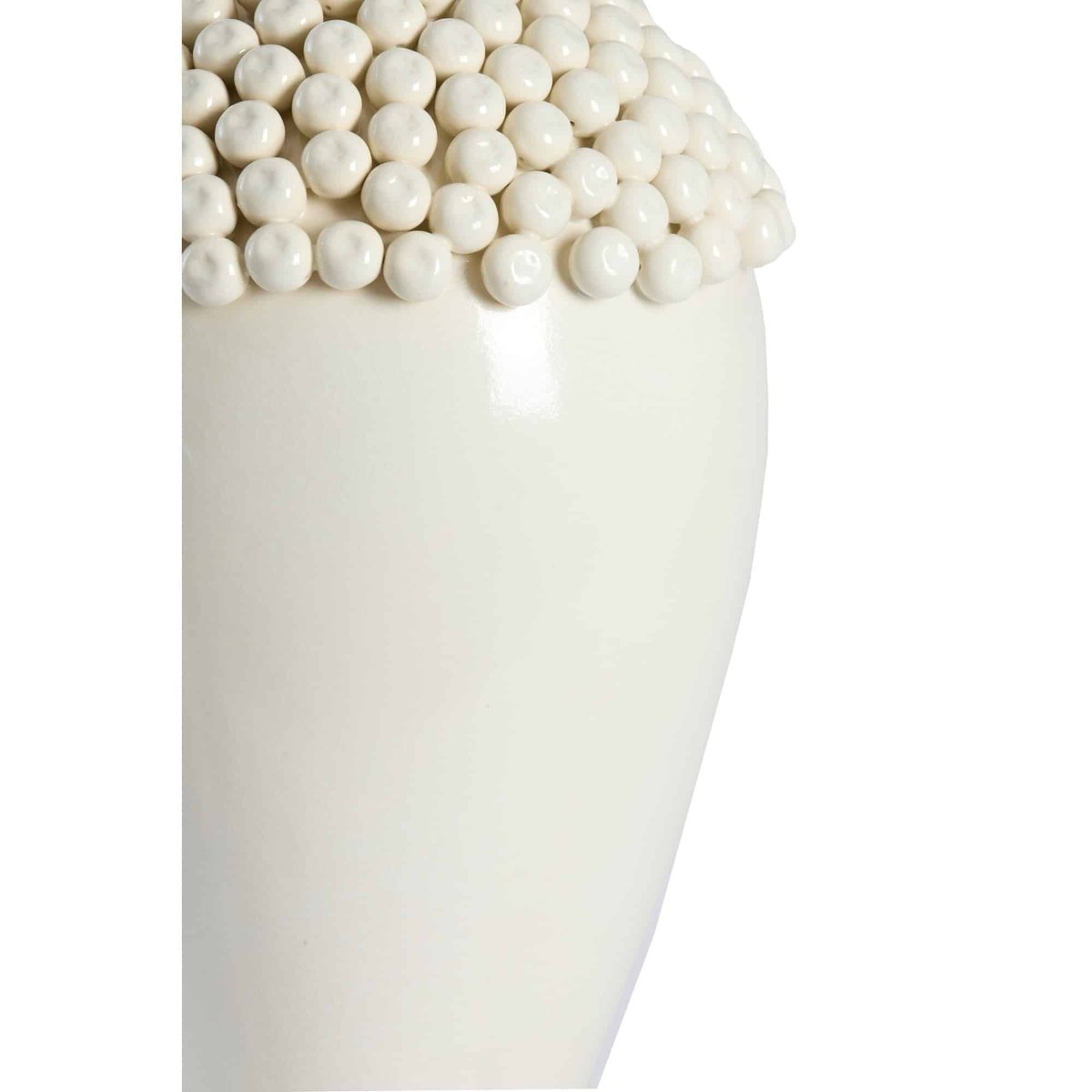 Vase Céramique LOVRO blanc, LIGHT & LIVING
