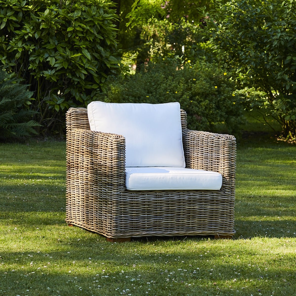 Fauteuil de jardin en kubu MUSA naturel, BERAH GETAH