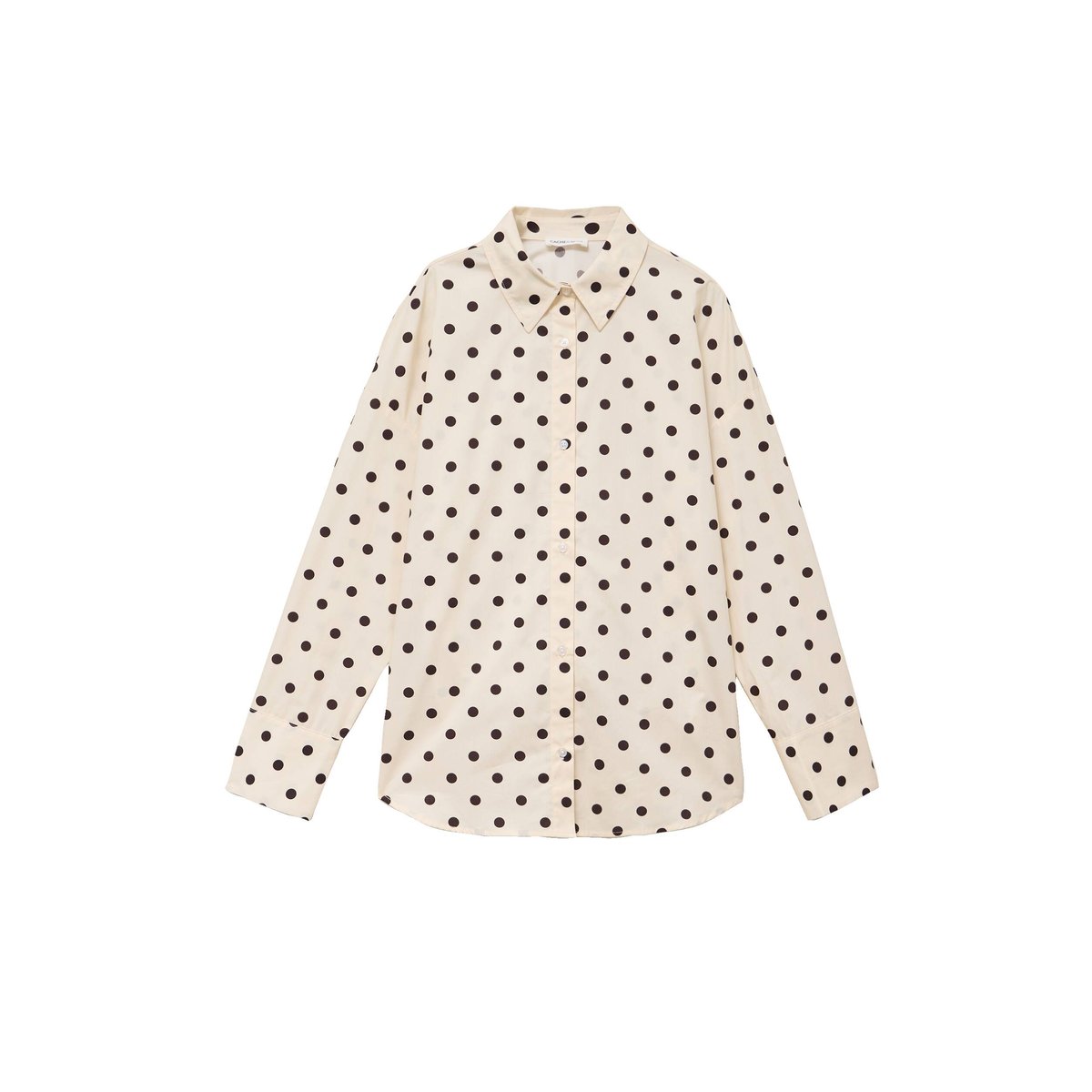 Chemise oversize manches longues blanc, CACHE CACHE