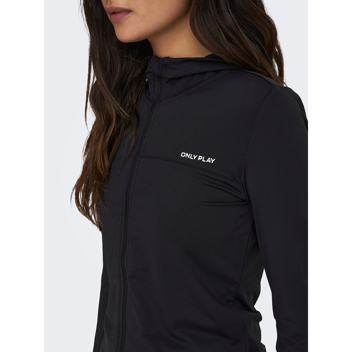 Veste fine de sport Mila, à capuche noir, ONLY PLAY