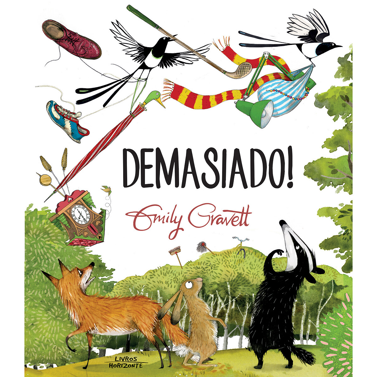 Livro Demasiado! multicolor, LIVROS HORIZONTE