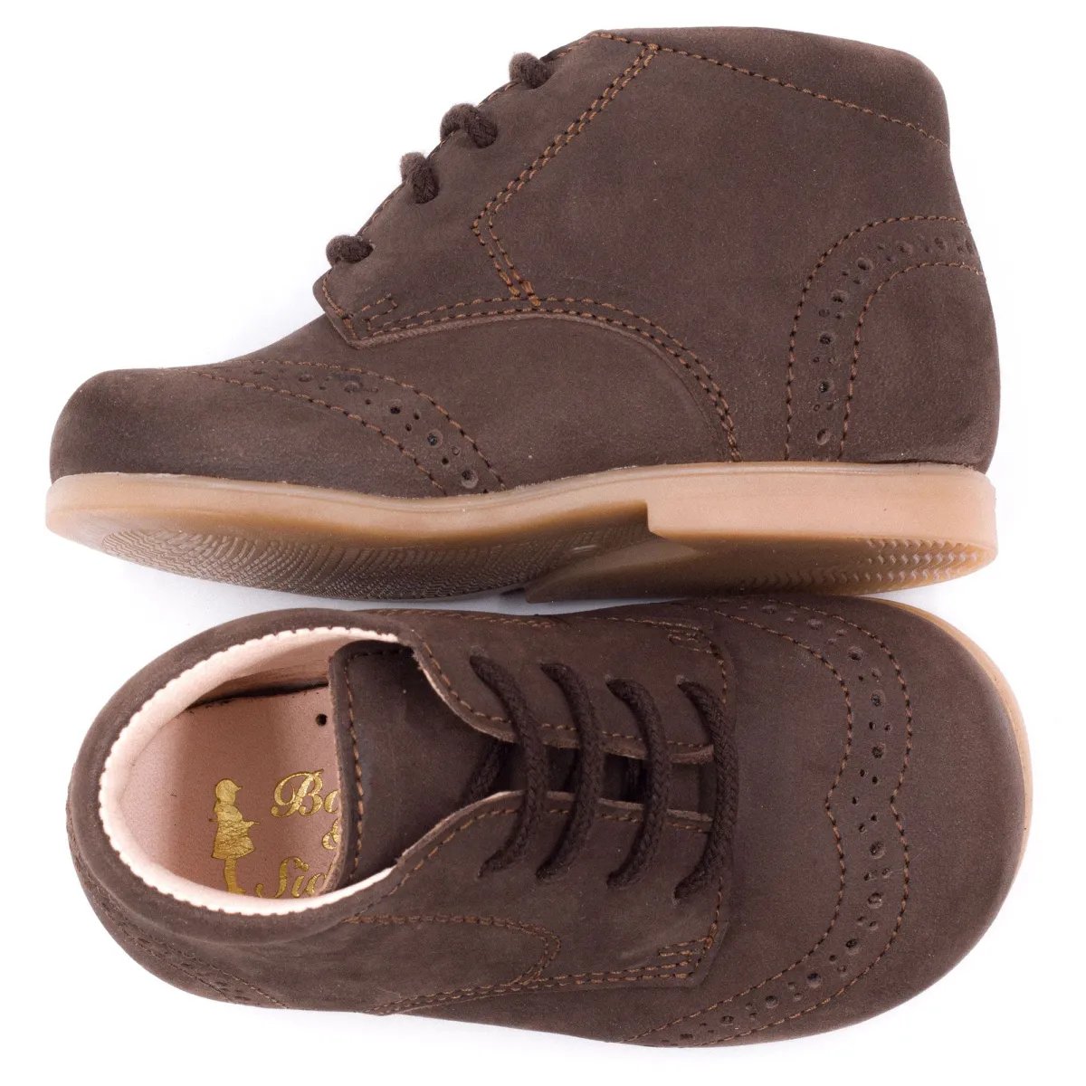 Boni Maé - chaussure de marche bébé marron, BONI&SIDONIE