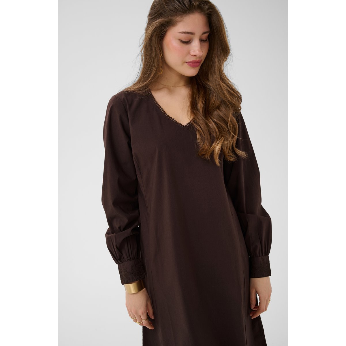 Robe marron java, CREAM