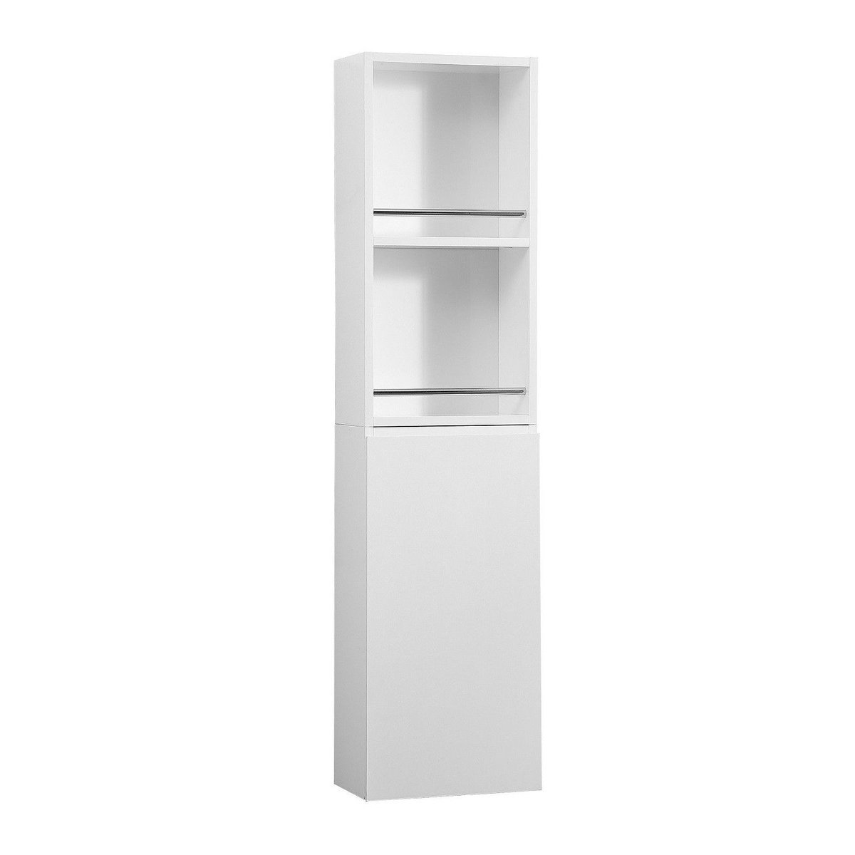 Meuble de rangement haut 1 porte WILL blanc, MOB IN