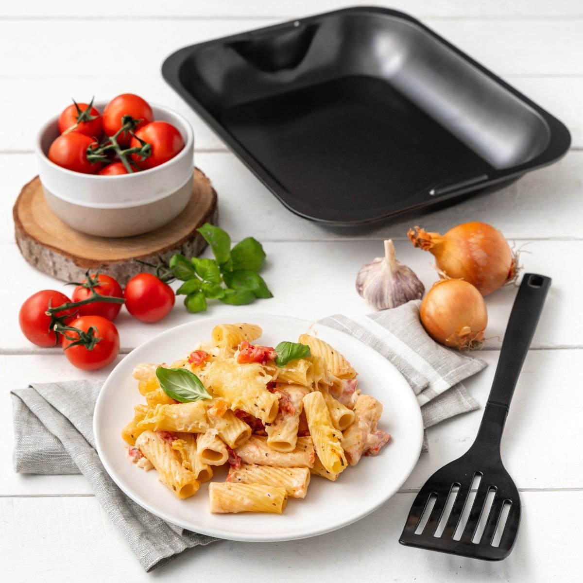 Set de 2 plats four 28/23 cm avec 2 ustensiles SPECIAL COOKING noir, ZENKER