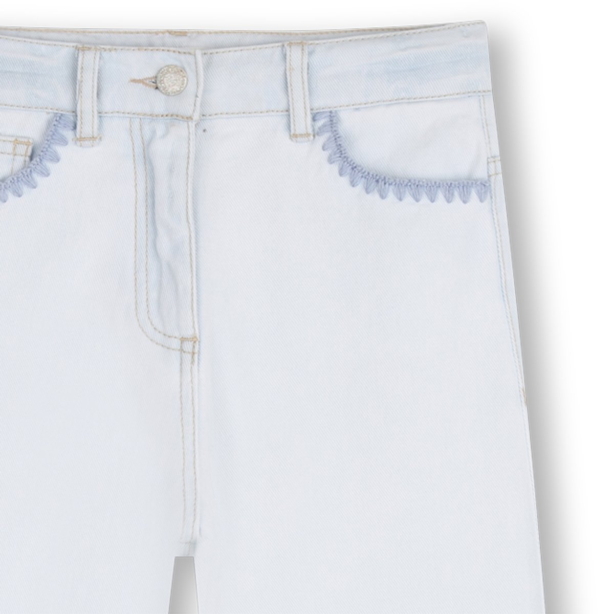 Jean coupe large double stone+bleach, BILLIEBLUSH