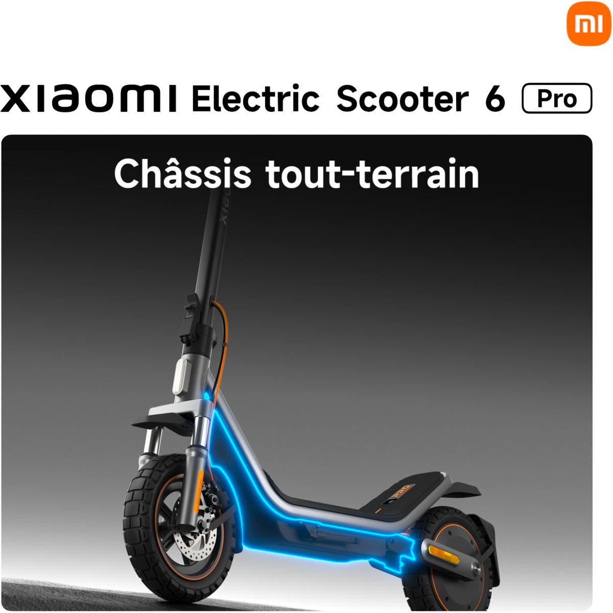 Trottinette électrique Electric Scooter 6 Pro Noir noir, XIAOMI