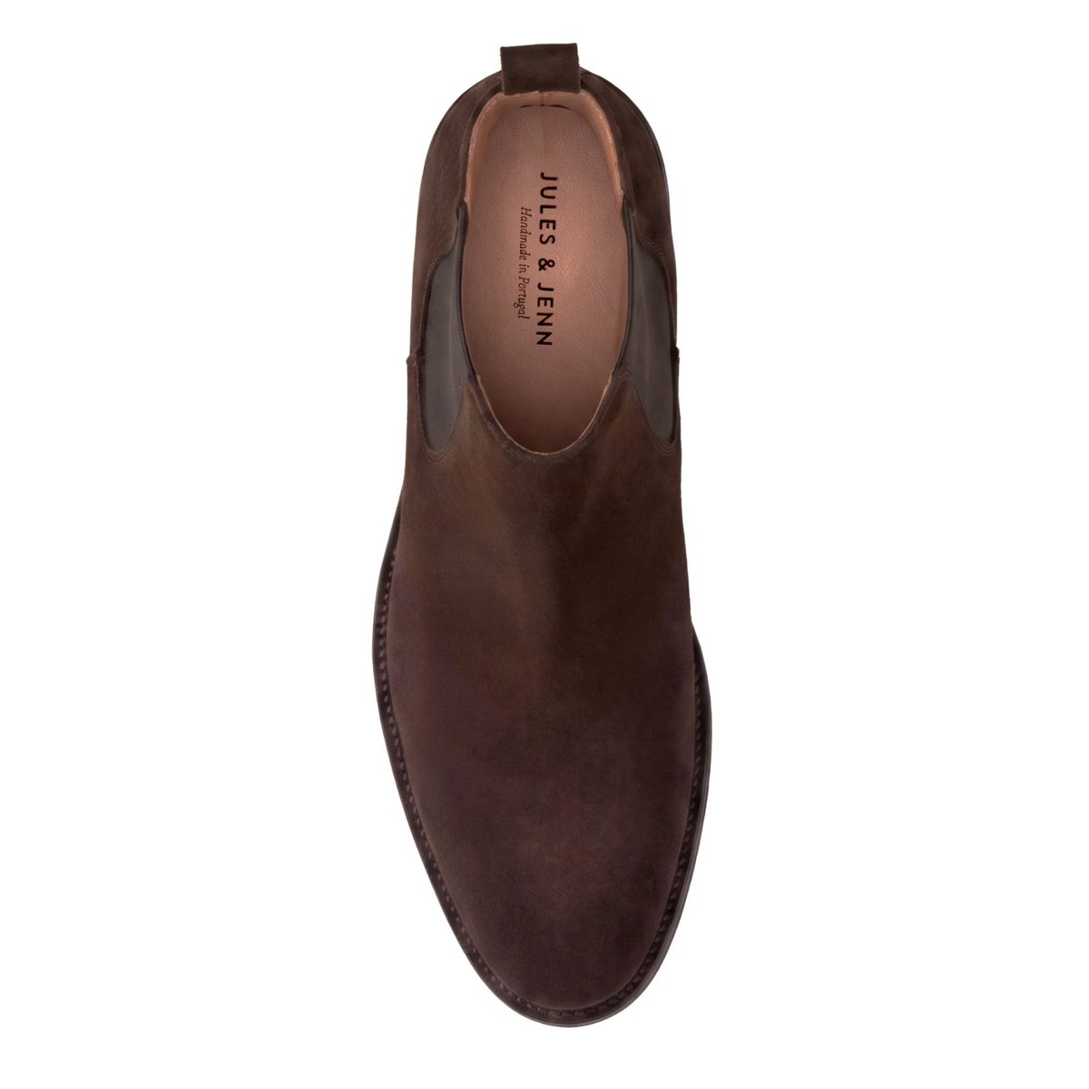 Chelsea boots Martin cuir daim daim marron, JULES & JENN