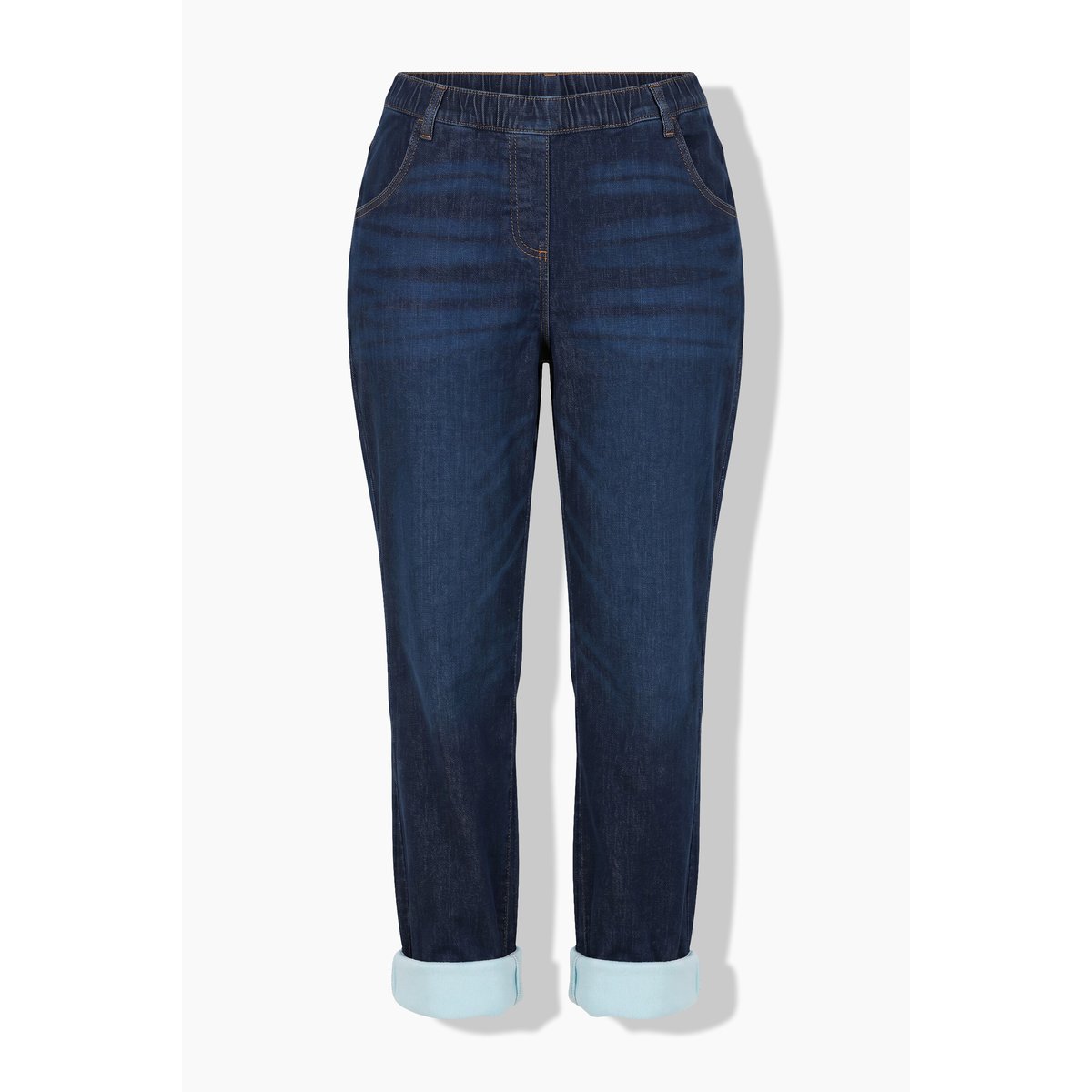 Jean thermique Mandy, jambe large bleu jean, ULLA POPKEN