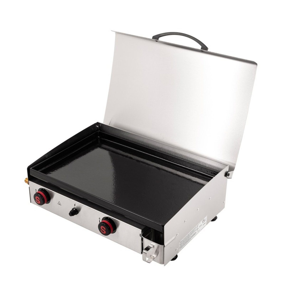 Plancha à gaz pour 12 convives incolore, gris argent, SOMAGIC