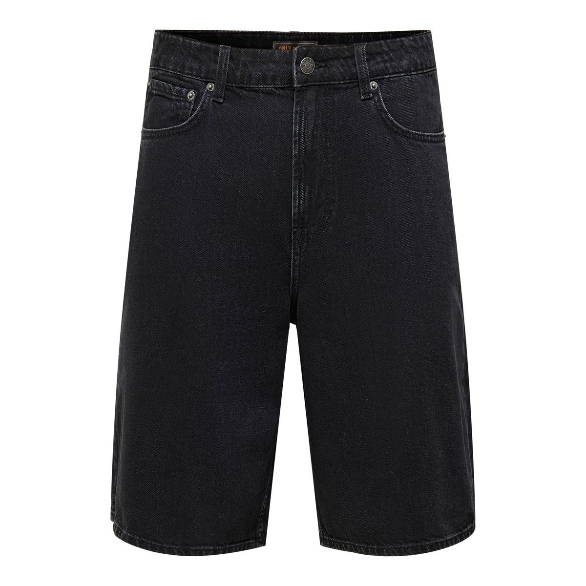 Short En Denim noire - washed black 1, ONLY & SONS