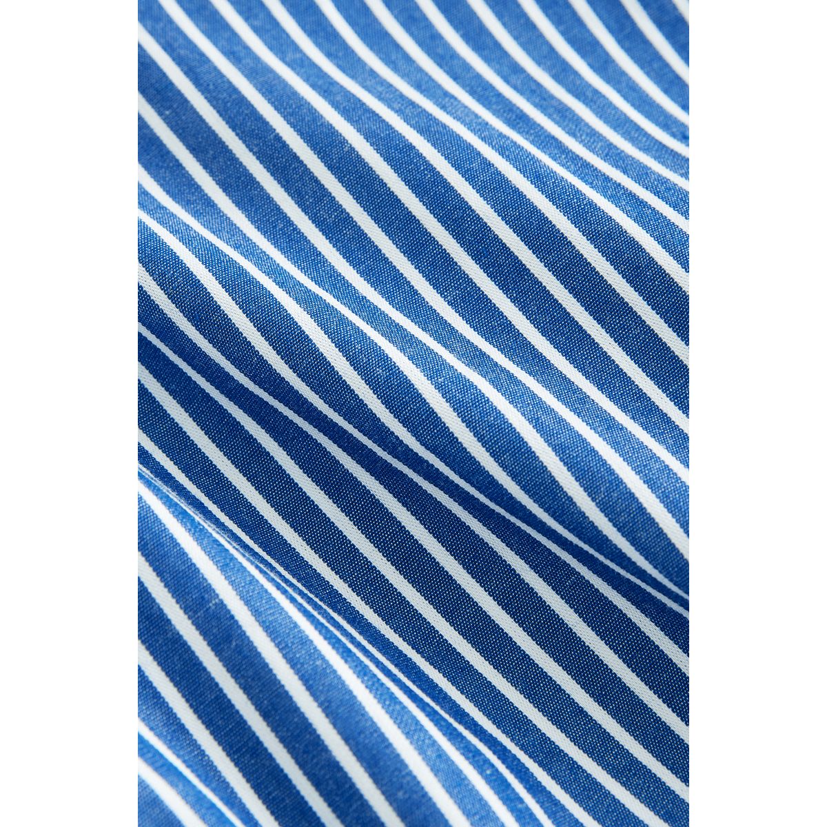 Chemise rayée à manches longues 100 % coton rayures bleues, NEXT