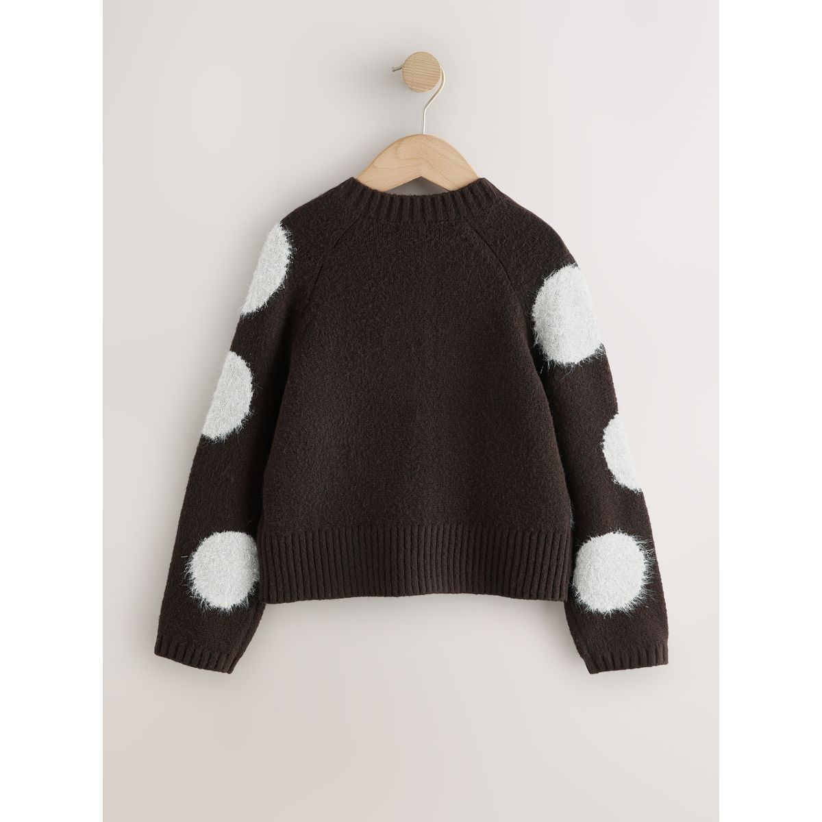 Cardigan en tissu scintillant tache brune, NEXT