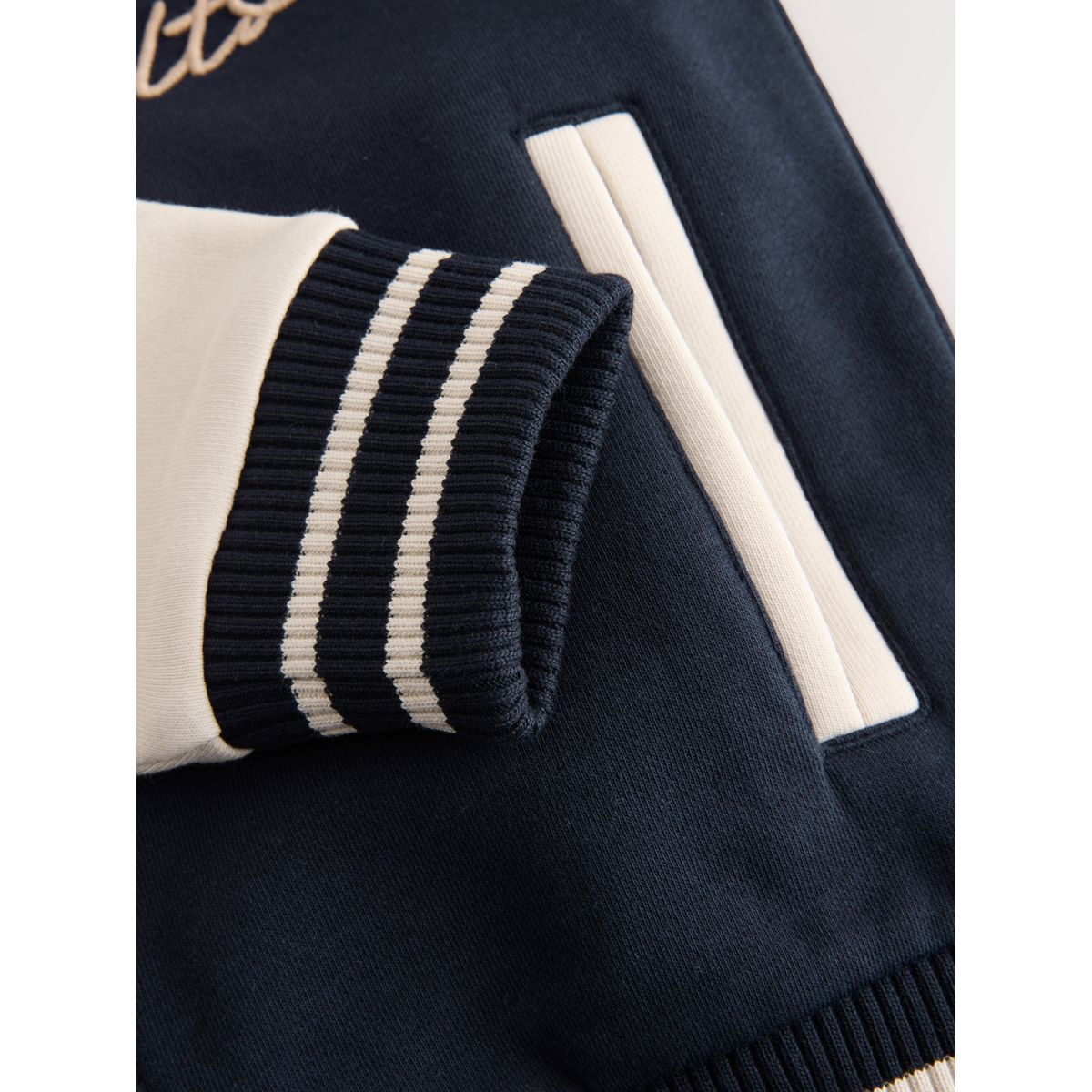 Blouson aviateur à motif bleu marine, NEXT