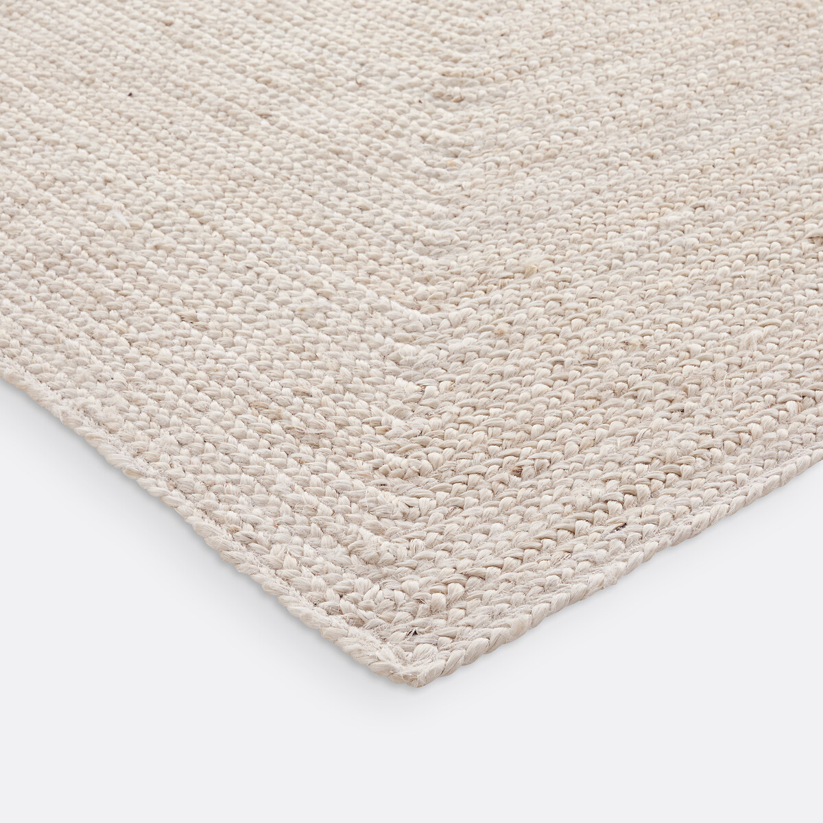 Tapis rectangulaire jute blanchi, Aftas bleached, LA REDOUTE INTERIEURS