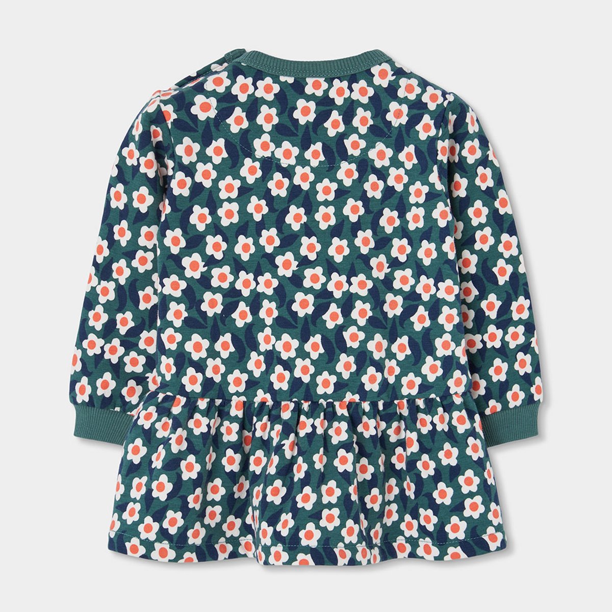 Robe molleton imprimé fleurs multicolore, BOBOLI