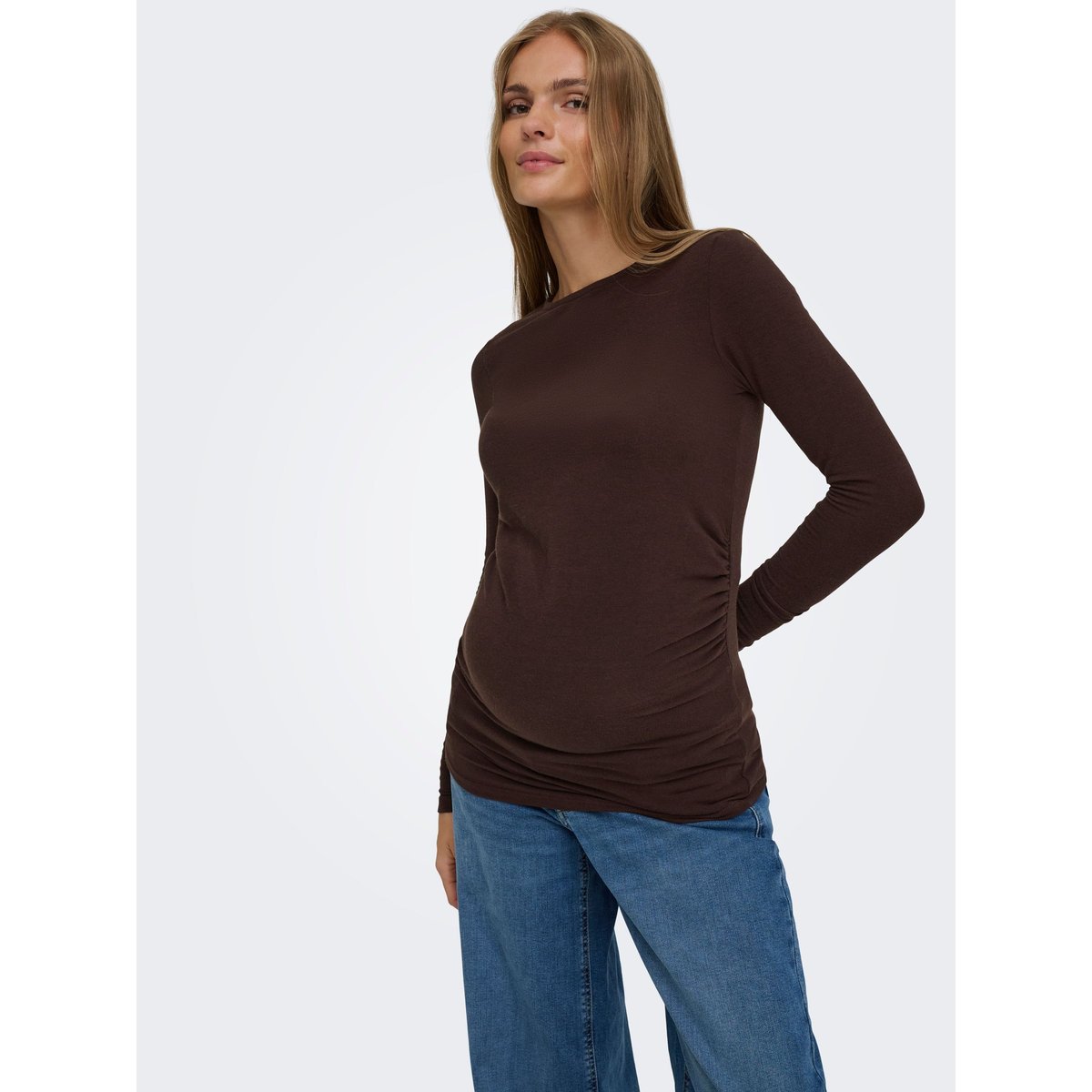 Top marron - bracken, ONLY