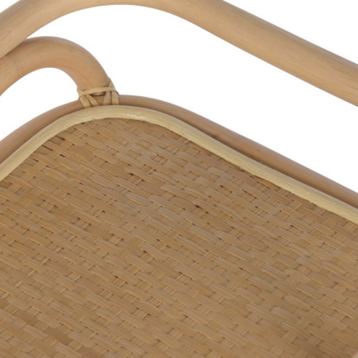 Desserte de cuisine sur roulettes en rotin 76x43x85.5cm bois, WADIGA