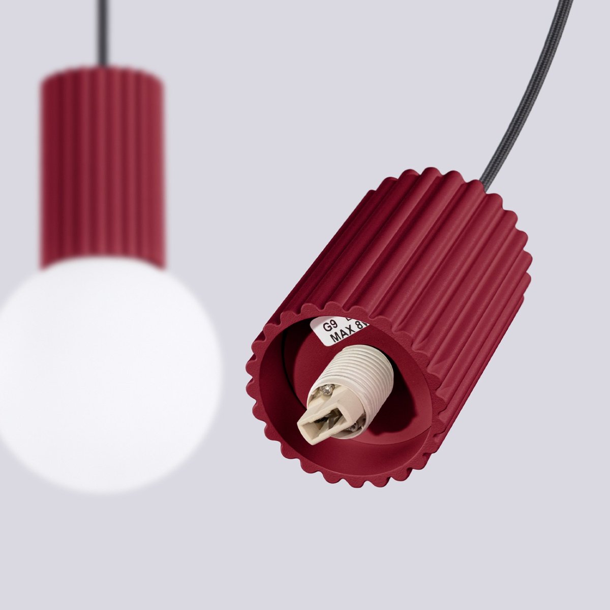 Suspension Aluminium Bourgogne G9 2 Halo bourgogne, EDEN