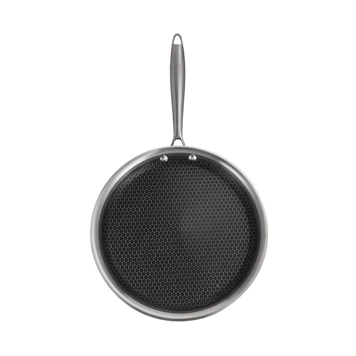 Crêpière 28cm triplex - "BlackSteel" couleur unique, LAGUIOLE CUISSON