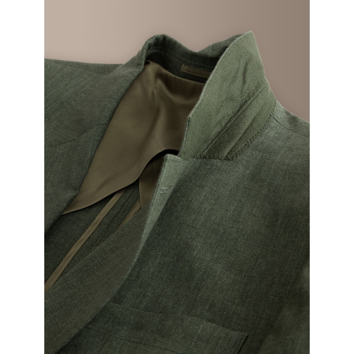 Veste de costume slim en lin italien signature vert, NEXT