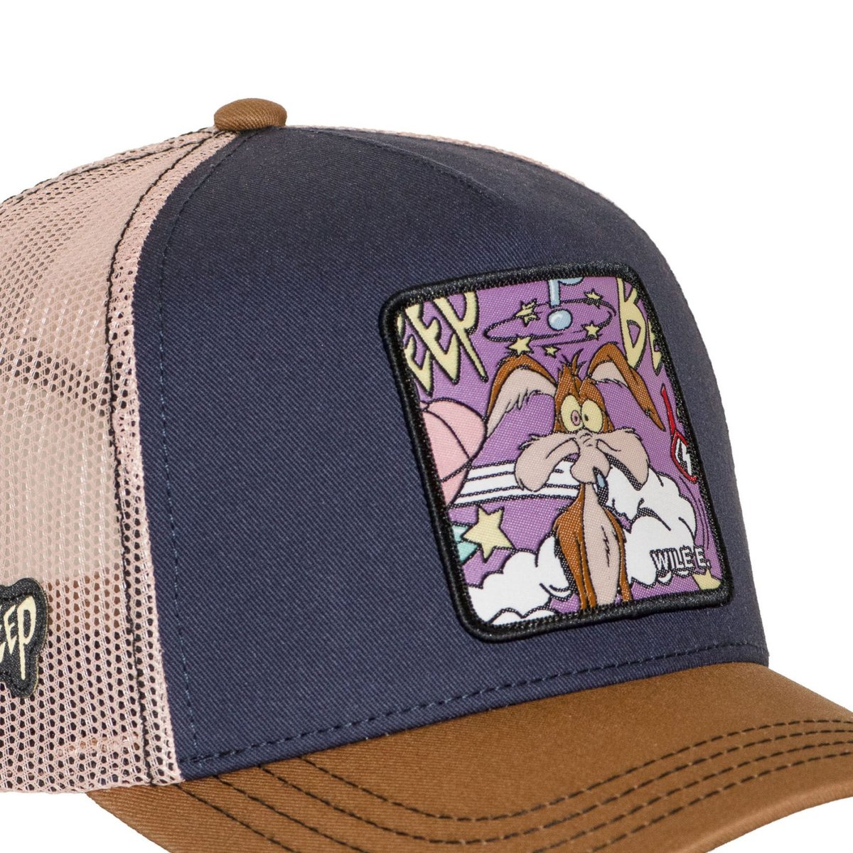 Casquette trucker Looney Tunes bleu marine/marron/rose clair/violet, CAPSLAB