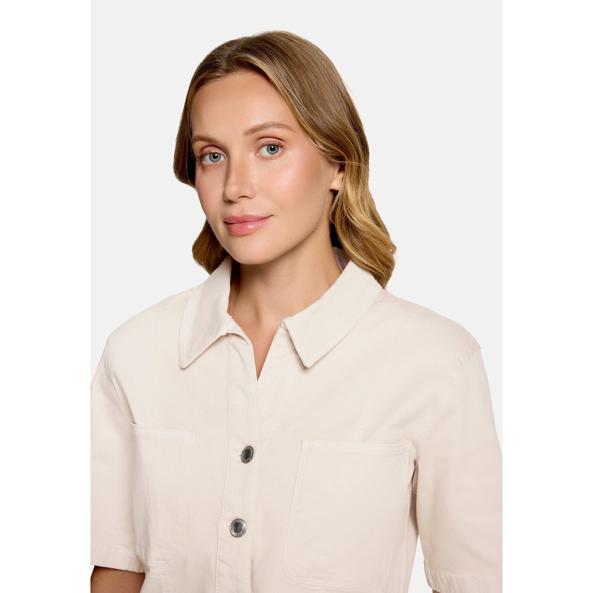 Veste en jean à col gris, BETTY BARCLAY