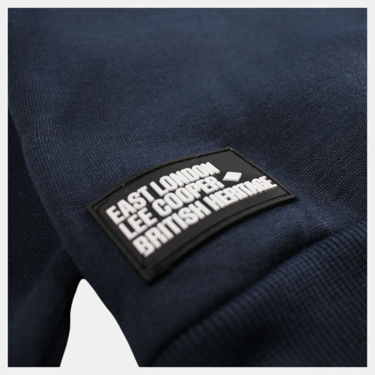 Sweat à capuche imprimé, manches longues OVERSHIRT bleu marine, LEE COOPER