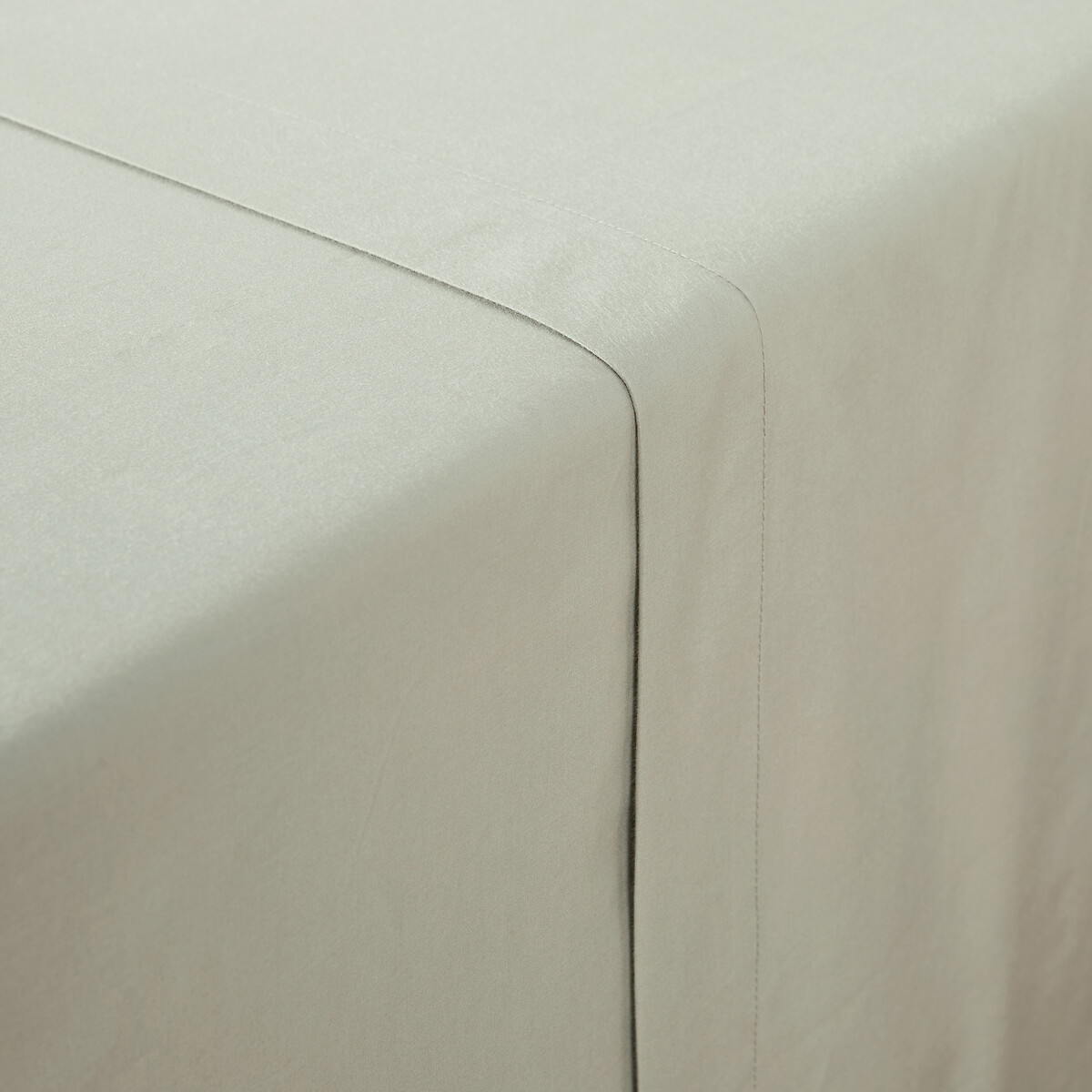 Drap plat en percale de lyocell et coton, LONA bleu céladon, LA REDOUTE INTERIEURS