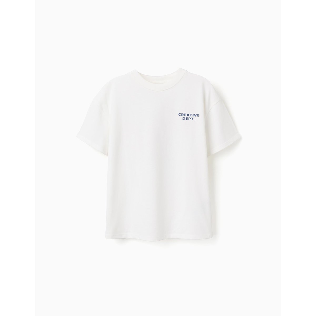 T-shirt en coton avec imprimés Creativity blanc, ZIPPY