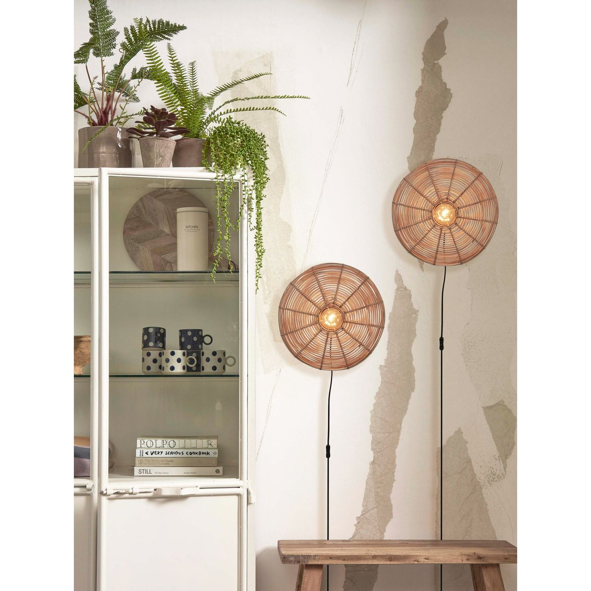Lampe Murale Rotin TANAMI rotin, GOOD & MOJO