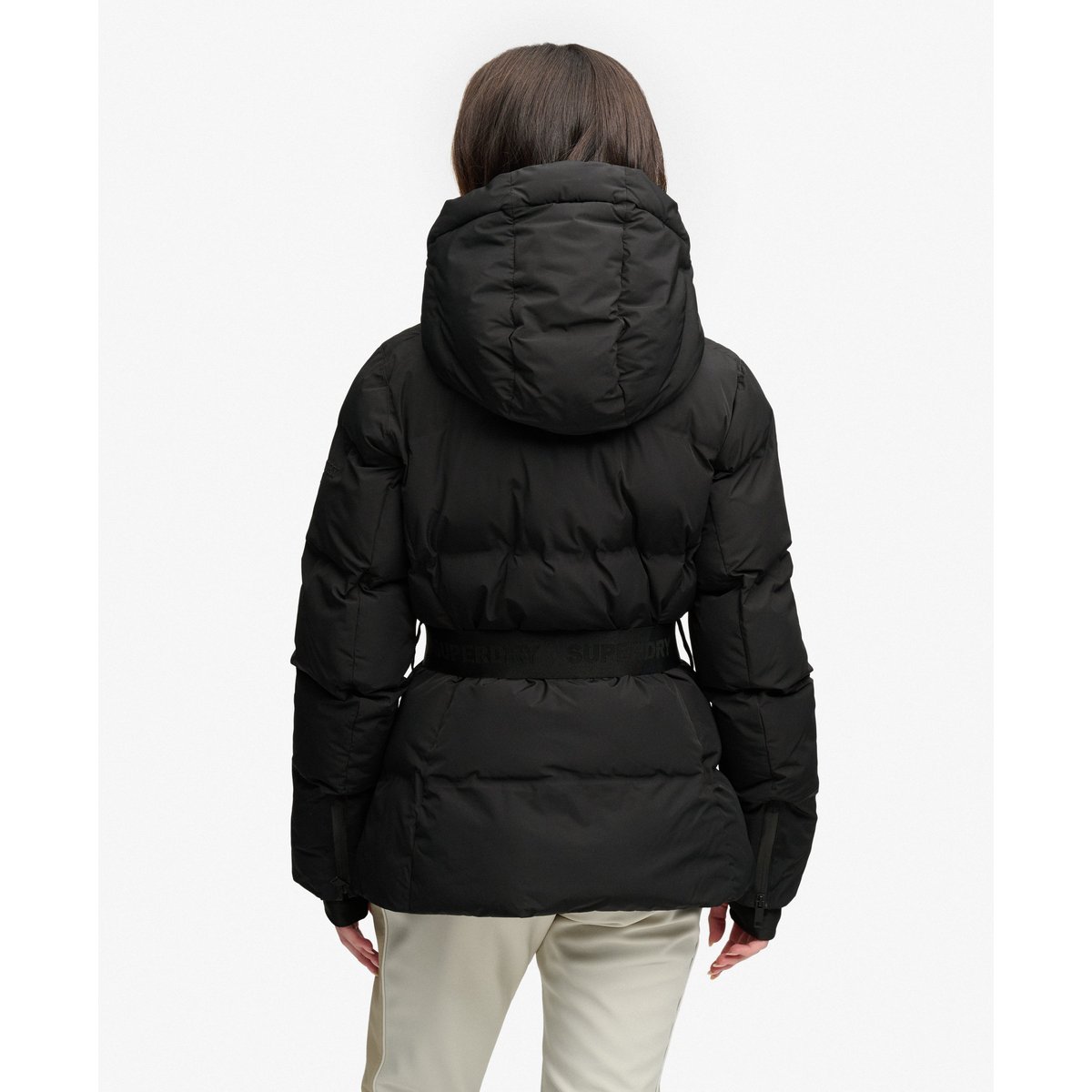 Veste de Ski Matelassée Luxe Coupe Ajustée noir, SUPERDRY