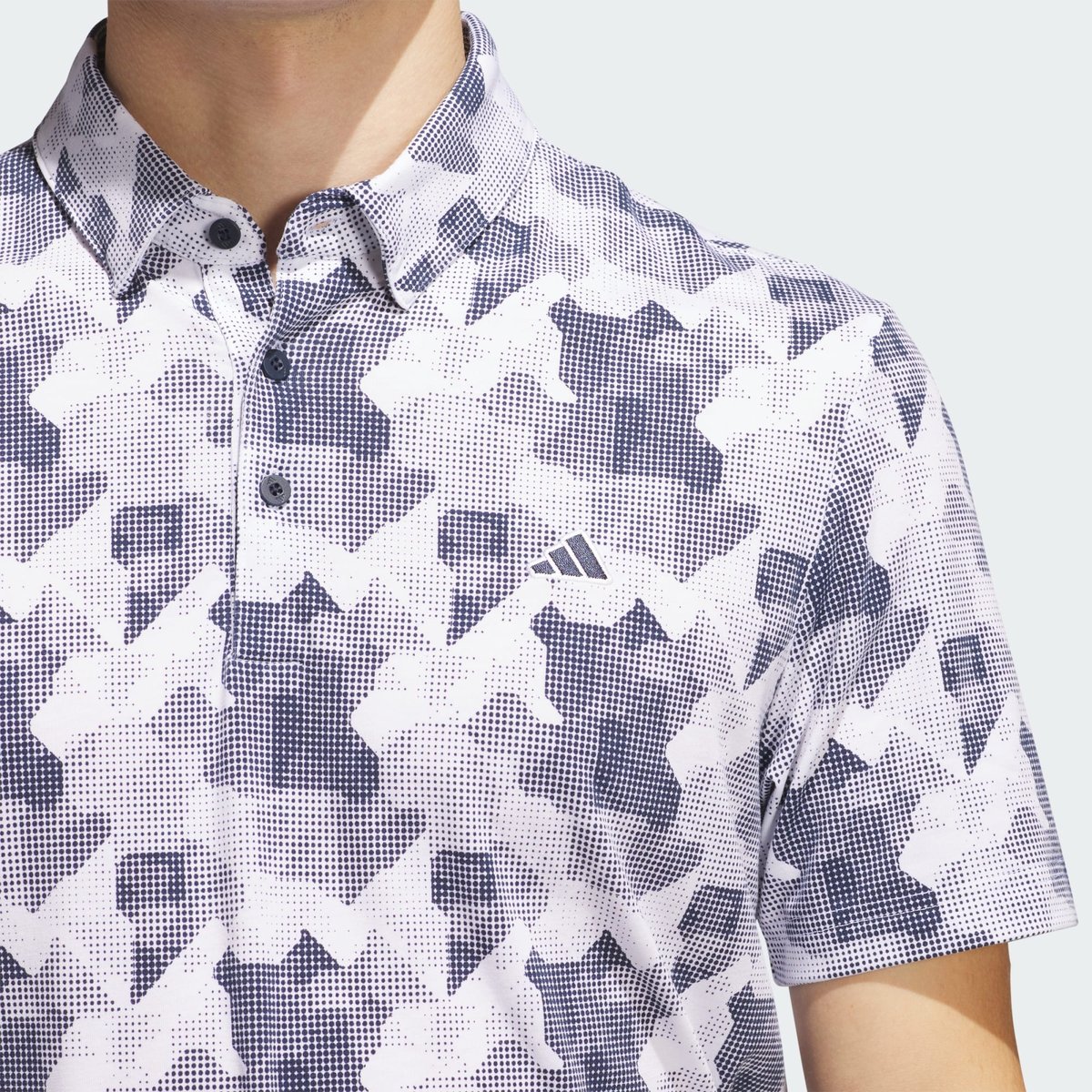 Polo Imprimé Go-To Polo Imprimé Go-To white / collegiate navy, adidas Performance