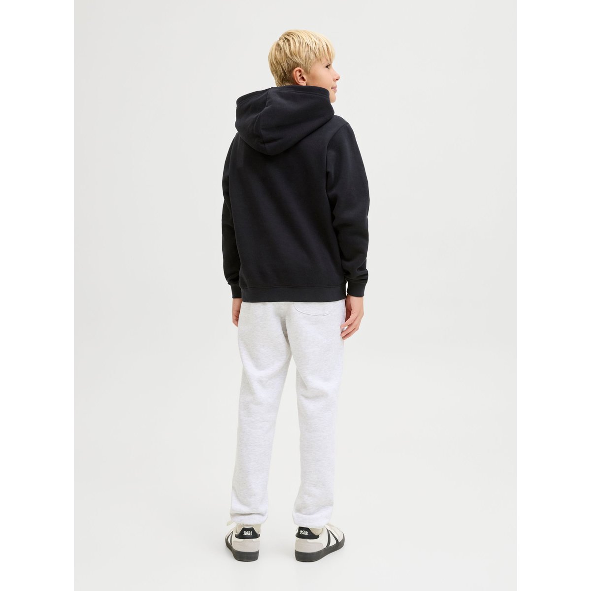 Sweat À Capuche noire - black, JACK & JONES JUNIOR